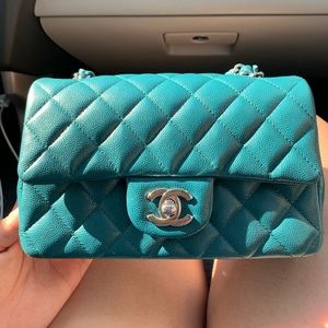 Chanel Mini Flap CAVIAR leather